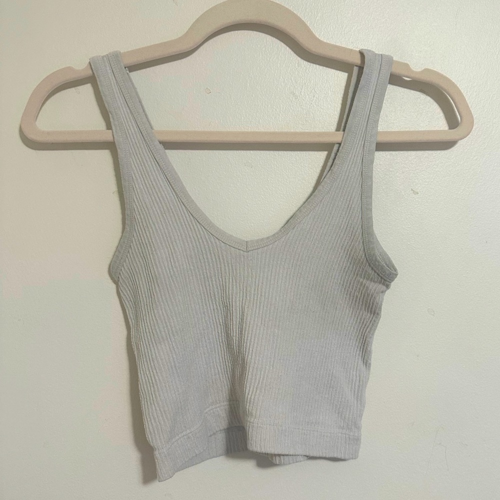 White crop top